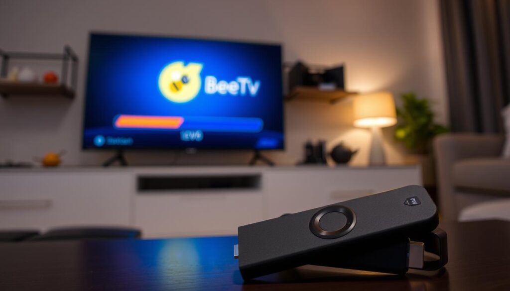 Downloading BeeTv APK on Firestick