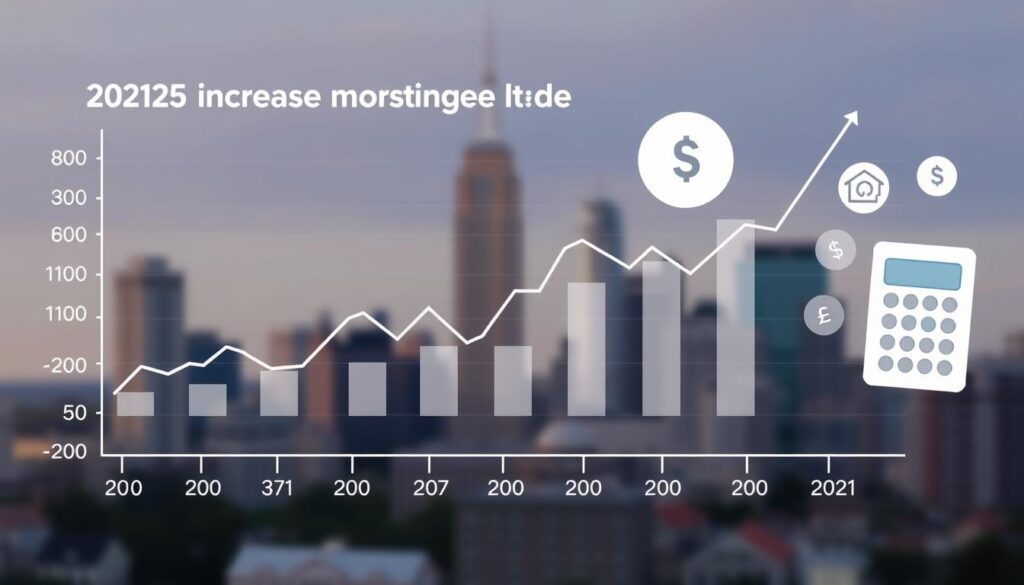 adjusted rate mortgage index graph 2025